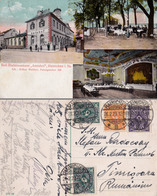 BALL- ETABLISSEMENT "AMTSHOF" - HAINICHEN I. SA. - CARTE POSTALE VOYAGÉE / MAILED To TIMISOARA / ROMANIA In 1923 (ad462) - Hainichen