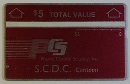 USA - L&G - PCS - Prison Card - $5 - Specimen - R - Cartes Holographiques (Landis & Gyr)
