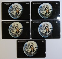 USA - Earth - GPT - Plessey - Premium Collectors VIP Set - Low Control Numbers - VFU - [3] Magnetic Cards