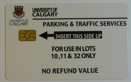 USA - Parking & Traffic Services - University Of Calgary - No Refund Value - Andere & Zonder Classificatie