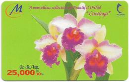 Laos - LTC - M-Phone - Cattleya Orchids #2, Exp.31.12.2008, Remote Mem. 25.000₭, Used - Laos