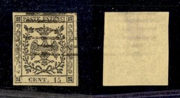 Modena - 1852 - 15 Cent (3) - Usato - Molto Bello (50) - Sonstige & Ohne Zuordnung