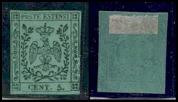 Modena - 1852 - 5 Cent (7) - Gomma Originale (80) - Sonstige & Ohne Zuordnung