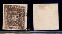 Toscana - 1860 - 10 Cent (19) Usato Su Frammento - Ritagliato Nel Disegno - Cornice Rotta In Alto Sopra S - Sonstige & Ohne Zuordnung