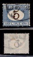 Regno - Segnatasse - 1874 - 5 Lire (13) Usato (45) - Sonstige & Ohne Zuordnung