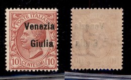 Venezia Giulia - 1918 - 10 Cent (22eao) Con Soprastampa A Destra - Gomma Integra (120) - Sonstige & Ohne Zuordnung