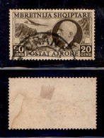Albania - Posta Aerea - 1939 - 20 Qind (4) Usato (80) - Sonstige & Ohne Zuordnung