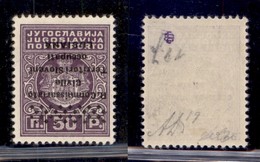Lubiana - Segnatasse - 1941 - 50 Para (6b) Con Soprastampa Capovolta - Gomma Originale - Diena - Altri & Non Classificati