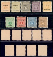 Occupazione Anglo-Americana - Sicilia - 1943 - Military Postage (1/9) - Serie Completa - Gomma Integra (50) - Otros & Sin Clasificación