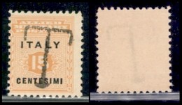 Occupazione Anglo-Americana - Sicilia - 1943 - 15 Cent (1) - Con T Di Tassa - Gomma Integra - Sonstige & Ohne Zuordnung