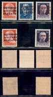 Occupazione Anglo-Americana - Napoli - 1943 - Soprastampati (10/12+10A+12A) - 5 Valori - Gomma Integra (47) - Sonstige & Ohne Zuordnung