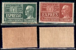 Africa Orientale Italiana - Espressi - 1938 - Espressi (1/2) - Serie Completa - Gomma Integra (150) - Otros & Sin Clasificación