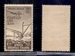 Africa Orientale Italiana - Espressi - 1938 - 2 .50 Lire (13) - Gomma Integra (62+) - Sonstige & Ohne Zuordnung
