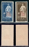 Egeo - Emissioni Generali - 1938 - Giotto (109/110) - Serie Completa - Gomma Integra (10) - Otros & Sin Clasificación
