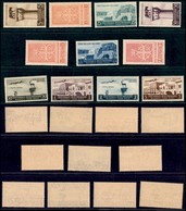 Egeo - Emissioni Generali - 1940 - Triennale (111/117 + 52/55 Aerea) - Emissione Completa - Gomma Integra (60) - Other & Unclassified