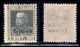 Eritrea - 1928 - 50 Cent Parmeggiani (128) - Gomma Integra (80) - Sonstige & Ohne Zuordnung