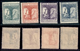 Eritrea - 1928 - Società Africana (132/135) - Serie Completa - Gomma Integra (50) - Sonstige & Ohne Zuordnung