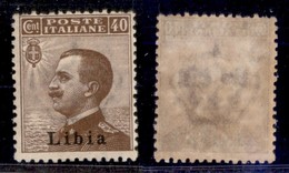 Libia - 1912 - 40 Cent (8) - Gomma Integra (60) - Sonstige & Ohne Zuordnung