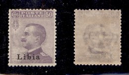 Libia - 1912 - 50 Cent (9) - Gomma Originale (60) - Sonstige & Ohne Zuordnung