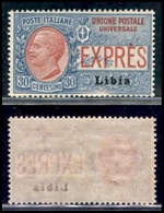 Libia - Espressi - 1915 - 30 Cent (2 Espressi) - Gomma Integra (25) - Sonstige & Ohne Zuordnung