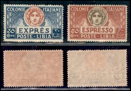 Libia - Espressi - 1921 - Espressi (3/4) - Serie Completa  - Gomma Integra (20) - Sonstige & Ohne Zuordnung