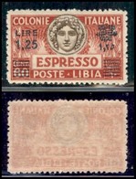 Libia - Espressi - 1927 - 1.25 Lire Su 60 Cent (12 Espressi) - Gomma Integra (20) - Sonstige & Ohne Zuordnung