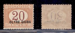 Oltre Giuba - Segnatasse - 1925 - 20 Cent (3) - Gomma Integra (90) - Altri & Non Classificati
