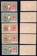 Somalia A.F.I.S. - 1953 - Cinquantenario Del Francobollo (21/23 + 18/19 Aerea) - Emissione Completa - Gomma Integra (7) - Sonstige & Ohne Zuordnung