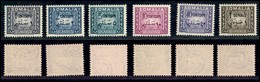 Somalia A.F.I.S. - 1950 - Segnatasse (1/6) - Serie Completa - Gomma Integra (160) - Sonstige & Ohne Zuordnung