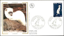 ANDORRA FRANCESE - 1 Fr Protezione Animali (281) - FDC 2.4.77 - Altri & Non Classificati