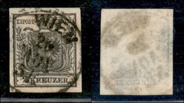 AUSTRIA - 1850 - 2 Kreuzer (2) - Piccolo Strappo A Sinistra - Ottima Presenza - Altri & Non Classificati