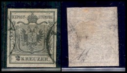 AUSTRIA - 1850 - 2 Kreuzer (2 X) - Usato (80) - Sonstige & Ohne Zuordnung