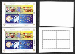 BOSNIA-ERZEGOVINA - 2005 - Foglietto 50 Anni Francobolli Europa (block 27 A+B) - Dentellato E Non - Gomma Integra (76) - Altri & Non Classificati