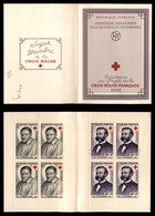 FRANCIA - 1958 - Libretti - Croce Rossa (1224/1225) - Perfetto E Integro (30+) - Sonstige & Ohne Zuordnung