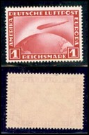 GERMANIA - 1931 - 1 Marco Zeppelin (455) - Gomma Integra (100) - Sonstige & Ohne Zuordnung