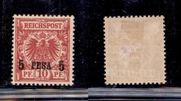 GERMANIA - 1893 - Ostafrika - 5 Pesa Su 10 Pf (3I) - Gomma Originale - Sonstige & Ohne Zuordnung