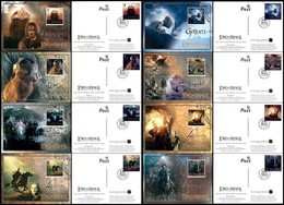 GRAN BRETAGNA - ISLE OF MAN - Cartoline Postali Signore Degli Anelli - Serie Completa Di 8 - Altri & Non Classificati