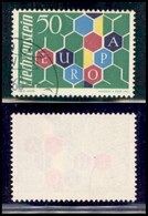 LIECHTENSTEIN - 1960 - 50 Rappen Europa (398) - Usato (35) - Sonstige & Ohne Zuordnung