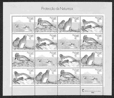 PORTOGALLO - MADEIRA - 1993 - Protezione Della Natura (164/167) - Minifoglio Di 16 Valori - Gomma Integra - Altri & Non Classificati