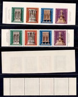 UNGHERIA - 1975 - Patrimonio Europeo (3060/3063 A+B) - Serie Completa In Striscia Orizzontale Di 4 Dentellati E Non - Go - Sonstige & Ohne Zuordnung