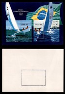 BRASILE - 1983 - Foglietto Campioni Brasiliani - Vela (block 58) - Gomma Integra (36) - Altri & Non Classificati