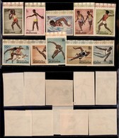 BURUNDI - 1964 - Olimpiadi Tokyo (125/134 B) - Serie Completa - Non Dentellati - Gomma Integra (50) - Sonstige & Ohne Zuordnung