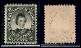 CANADA - 1860 - New Brunswick - 17 Cent Principe Edoaro (9) - Gomma Integra - Altri & Non Classificati