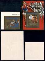 CIAD - 1982 - 1500 Franchi Olimpiadi Los Angeles Foglia D'oro (924B+Block 115B) - Non Dentellati - Gomma Integra (80) - Sonstige & Ohne Zuordnung