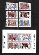 FILIPPINE - 1984 - Olimpiadi Los Angeles (1594/1599 + Block 24) - Serie Completa + Foglietto - Gomma Integra (38) - Sonstige & Ohne Zuordnung