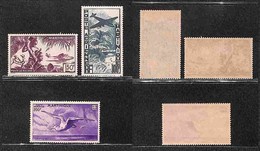 MARTINIQUE - 1947 - Posta Aerea (256/258) - Serie Completa - Gomma Integra (50) - Sonstige & Ohne Zuordnung