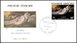 POLINESIA FRANCESE - 1976 - 50 Fr Gauguin (223) - FDC 17.10.76 - Sonstige & Ohne Zuordnung