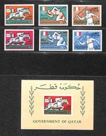 QATAR - 1966 - Olimpiadi Messico (135/140 + Block 7) - Serie Completa + Foglietto - Gomma Integra (40+) - Sonstige & Ohne Zuordnung