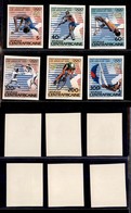 REPUBBLICA CENTRAFRICANA - 1983 - Olimpiadi Los Angeles (961B/966B) - Serie Completa Non Dentellata - Gomma Integra (50) - Sonstige & Ohne Zuordnung