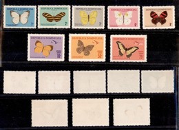 REPUBBLICA DOMENICANA - 1966 - Farfalle (868/875) - Serie Completa - Gomma Integra - Sonstige & Ohne Zuordnung